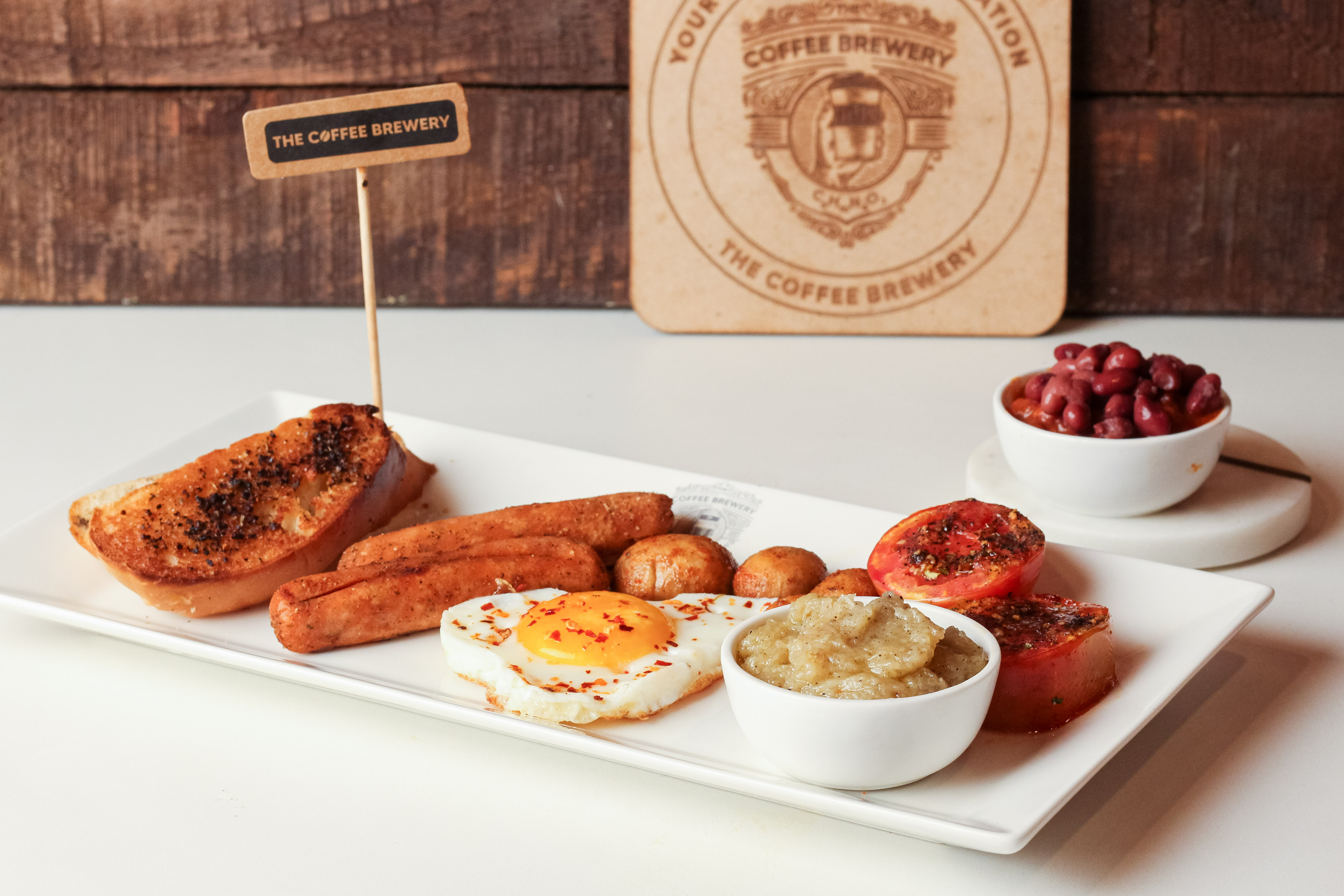 English Breakfast with Chicken Sausage